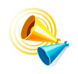 vector icon loudspeaker