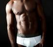 Photo: Naked underwear male model closeup shot Naked underwear male model closeup shot