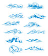 Ocean waves set