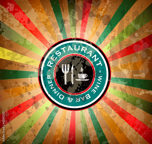Vector: Quality vintage label for premium Restaurant Quality vintage label for premium Restaurant