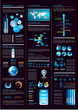 Infographics page with a lot of design elements