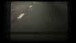 Road line. Nostalgic retro video, HD