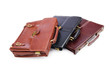 Briefcases isolated on the white