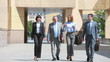 Video: Business meeting outdoors Business meeting outdoors