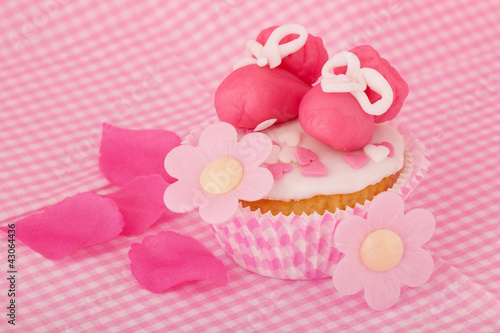 Photo: Cupcake for a baby girl Cupcake for a baby girl