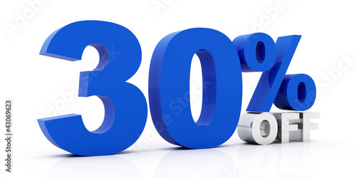 Illustration: 30 Percent off 30 Percent off