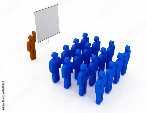 Illustration: team training team training