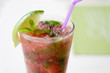 strawberry mojito cocktail