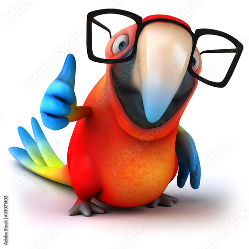 Illustration: Fun parrot Fun parrot