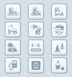 Inline skating icons | TECH series