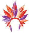 Traditional Native American headdress