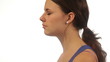 Young isolated woman make up