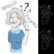 Senior Woman Memory Loss