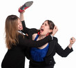 Photo: Female Workers Fighting Female Workers Fighting