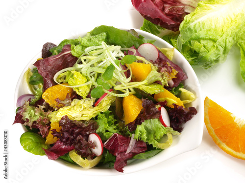 Foto: Salat mit Orangenfilets Salat mit Orangenfilets