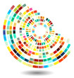 techno style abstract shape illustration