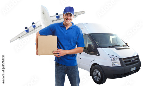 Photo: Delivery boy Delivery boy