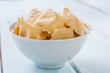 bowl of raw ravioli homemade