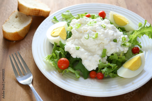 Photo: Salad with Cottage Cheese Salad with Cottage Cheese