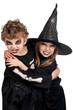 Child in halloween costume