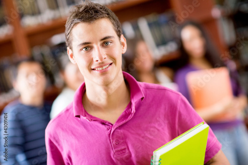 Foto: Happy male student Happy male student