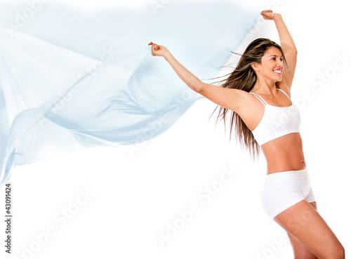 Photo: Woman enjoying freedom Woman enjoying freedom