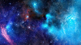 nebula gas cloud in deep outer space