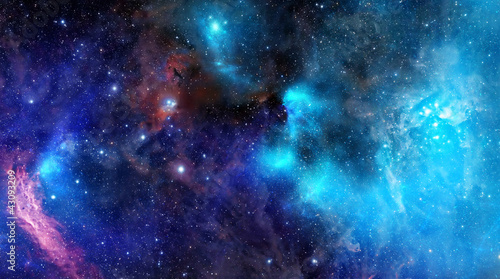 Illustration : nebula gas cloud in deep outer space nebula gas cloud in deep outer space