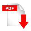 Vector: Pdf download button, vector illustration Pdf download button, vector illustration