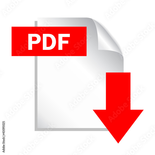 Vector: Pdf download button, vector illustration Pdf download button, vector illustration