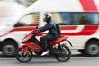 motorrad, rettung