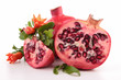 isolated pomegranate