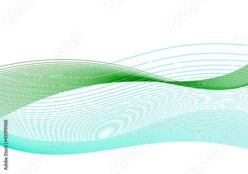 Illustration: wellen linien schwingungen design wellen linien schwingungen design