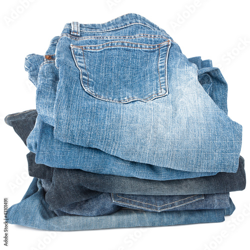 Foto: Stack of jeans Stack of jeans