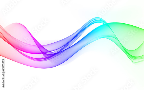 Illustration: Abstract fractal waves Abstract fractal waves