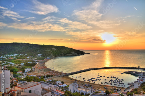 Photo: Panoramic view of Peschici. Puglia. Italy. Panoramic view of Peschici. Puglia. Italy.