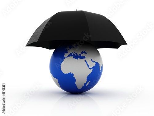 Illustration: Protection of an environmental world Protection of an environmental world