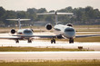 Aircraft on tarmac