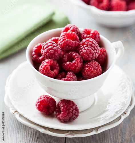 Photo: Cup of fresh raspberries Cup of fresh raspberries
