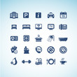 Set of hotel icons