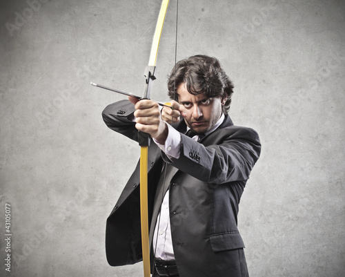 Photo: Determined businessman Determined businessman