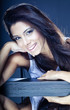 Photo: Beautiful smiling young brunette Beautiful smiling young brunette