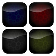 Set of Rounded Square Spots Icons