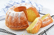 lemon gugelhupf with icing sugar