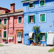Photo: case di pescatori a Burano - Venezia case di pescatori a Burano - Venezia