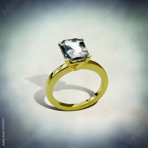 Photo: gold diamond ring gold diamond ring