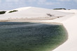 Foto: Sand dunes of the Lencois Maranheses in Brazil Sand dunes of the Lencois Maranheses in Brazil