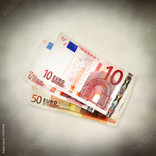 Photo: euro notes euro notes