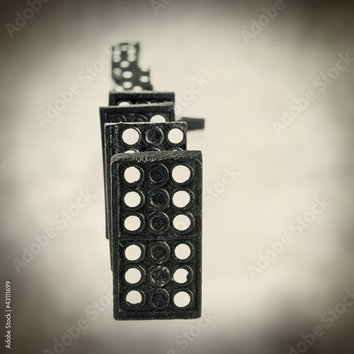 Photo: domino effect domino effect