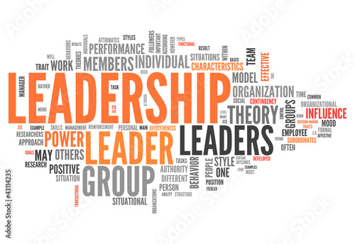 Illustration: Word Cloud "Leadership" Word Cloud "Leadership"